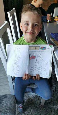  Grafika #12: Zdalne nauczanie - galeria przedszkolaków