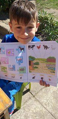  Grafika #41: Zdalne nauczanie - galeria przedszkolaków