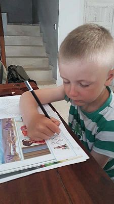  Grafika #36: Zdalne nauczanie - galeria przedszkolaków