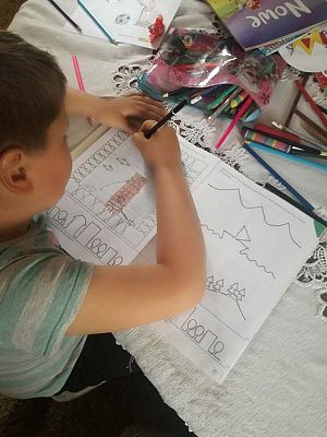  Grafika #51: Zdalne nauczanie - galeria przedszkolaków