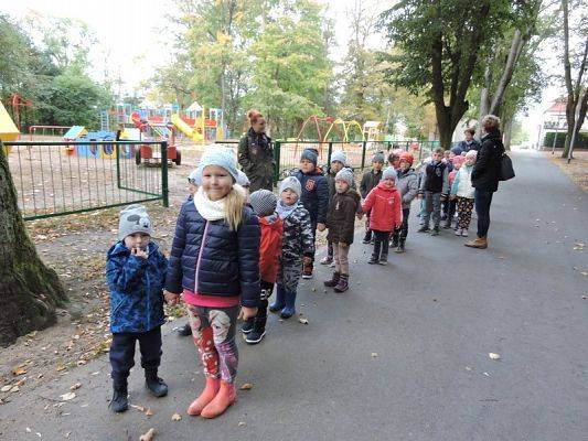  Grafika #1: Jesienny spacer po parku.