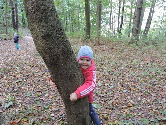  Grafika #18: Jesienny spacer po parku.