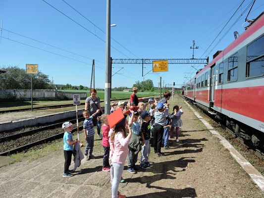  Grafika #3: Wycieczka na dworzec kolejowy w Lęborku