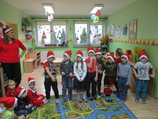 Grafika #3: Mikołajki w przedszkolu