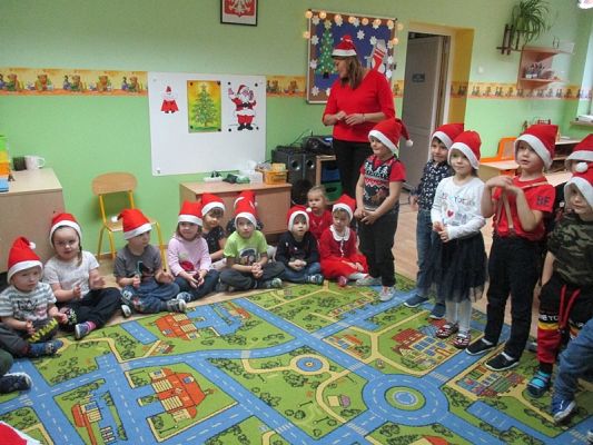 Grafika #5: Mikołajki w przedszkolu