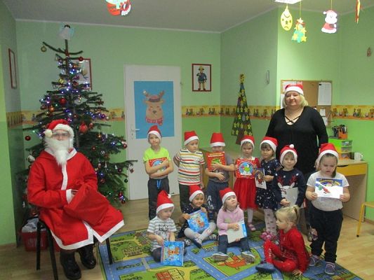 Grafika #29: Mikołajki w przedszkolu