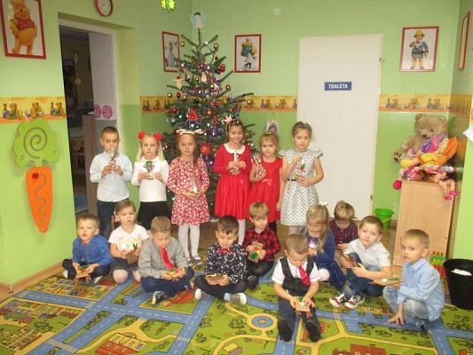 Grafika #7: Wigilia w przedszkolu