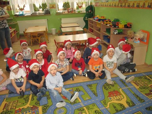  Grafika #39: Mikołajki w przedszkolu