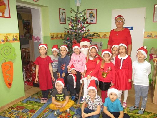  Grafika #33: Mikołajki w przedszkolu