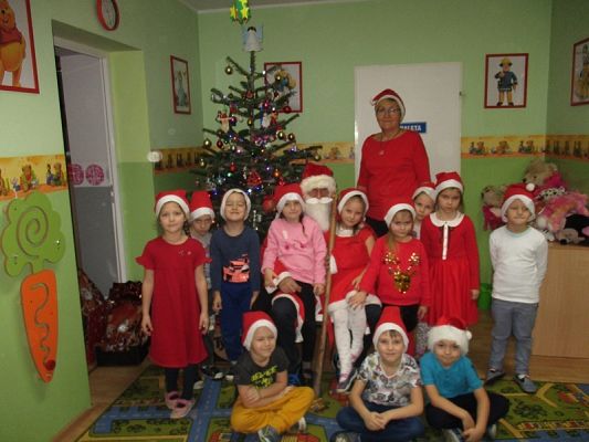  Grafika #31: Mikołajki w przedszkolu