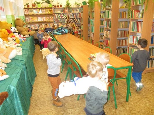 Grafika #27: Święto Misia w bibliotece