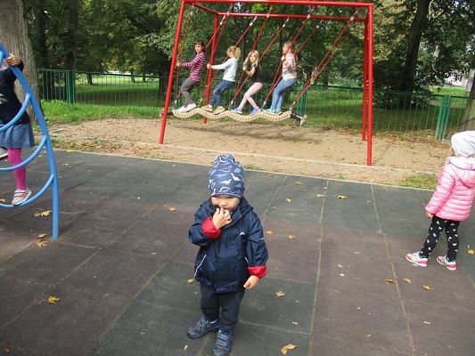  Grafika #28: Jesień w parku