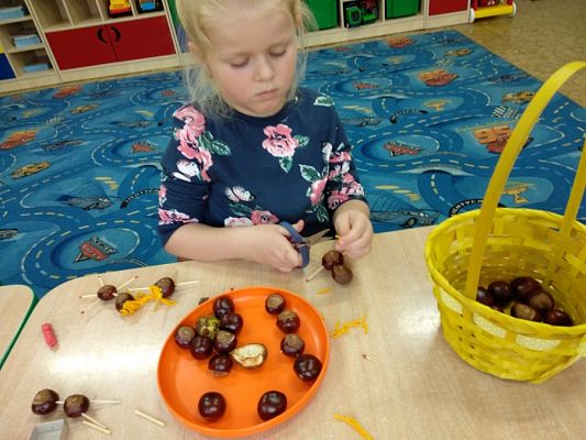  Grafika #32: ZABAWA Z KASZTANAMI