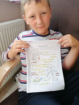  Grafika #57: Dzieci pracują w domu (cz. 9)