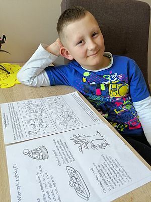  Grafika #6: Dzieci pracują w domu (cz. 3)