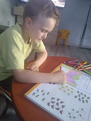  Grafika #9: Dzieci pracują w domu (cz. 3)