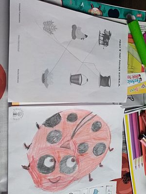  Grafika #40: Dzieci pracują w domu (cz. 3)