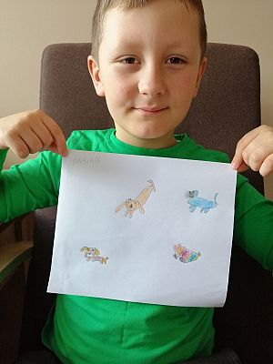  Grafika #38: Dzieci pracują w domu (cz. 2)